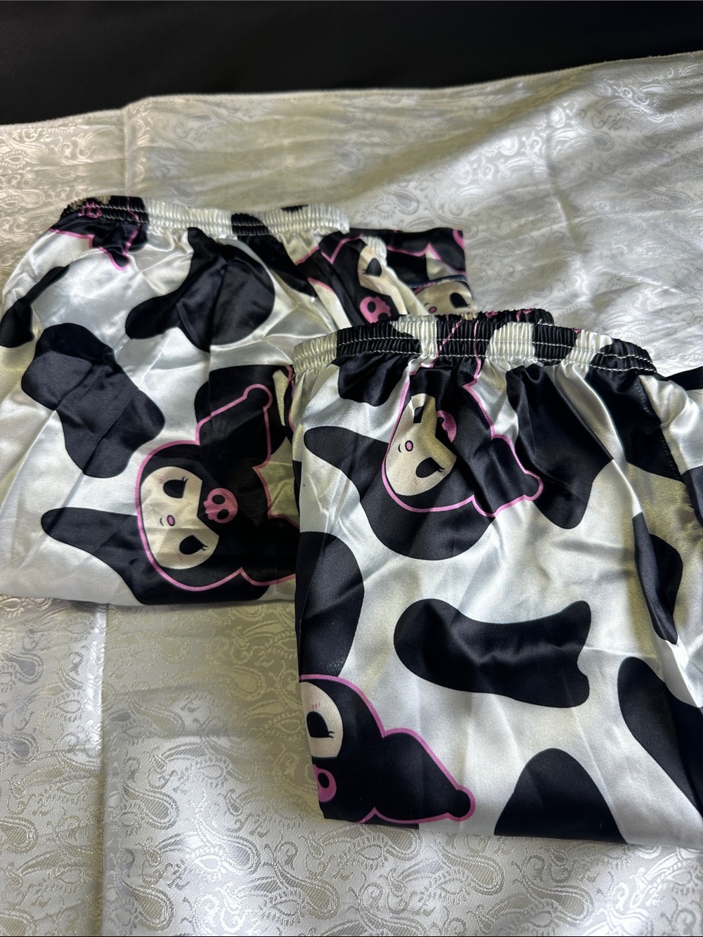 Kuromi Silky Sleep Shorts Pack of 2  Size M/L